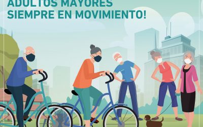 Queremos ver a nuestros adultos mayores ¡siempre activos y en movimiento!