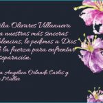 Condolencias Soledad Villanueva