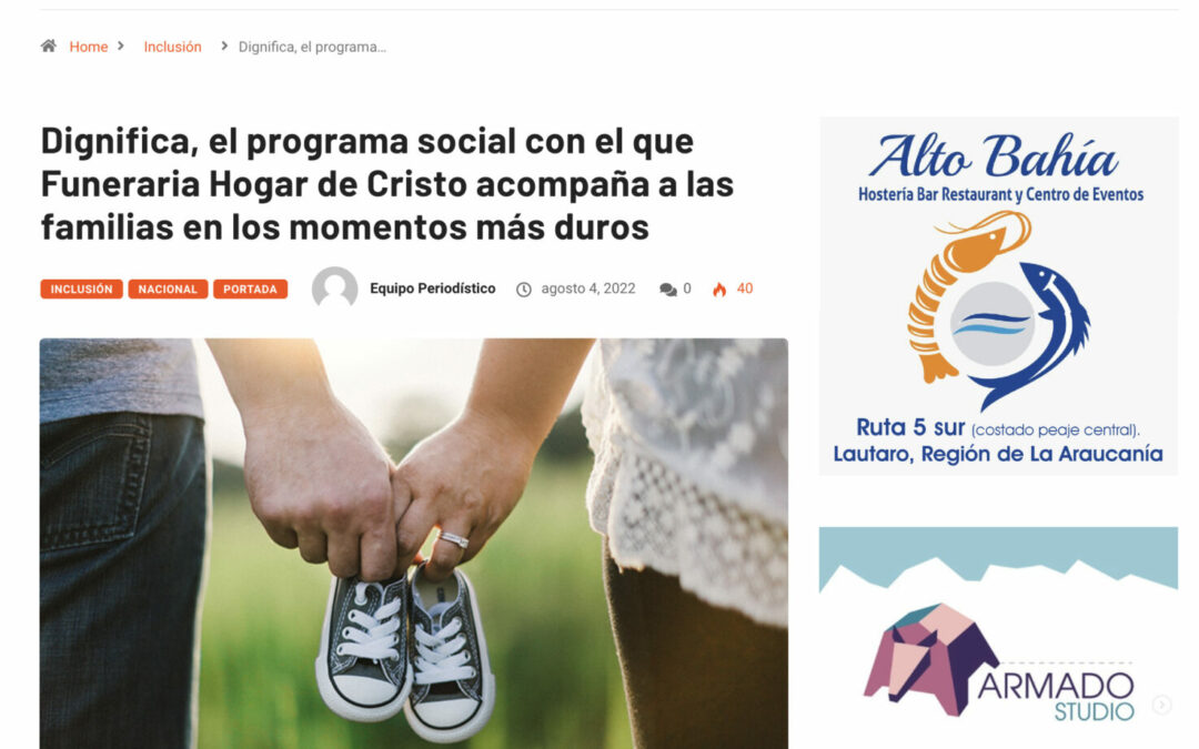 Dignifica, el programa social con el que Funeraria hogar de cristo acompaña a las familias en los momentos más duros.