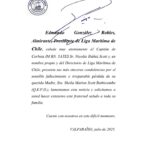 TARJETA DE CONDOLENCIAS PARA CC. IM. RN. SR. NICOLÁS IBÁÑEZ SCOTT